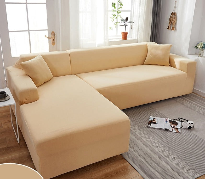 SofaLux | Eleganter, Wasserdichter Sofabezug Beige Decorique.de