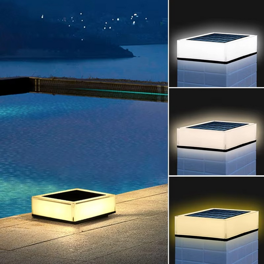 SolarFlat | LED Außenlampe – Ultraflaches Design & IP65 Decorique.de