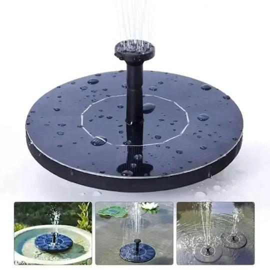 SolarFlow | Nachhaltiger Solarbrunnen für Ihren Garten Schwarz 13cm EA-Onlineshop