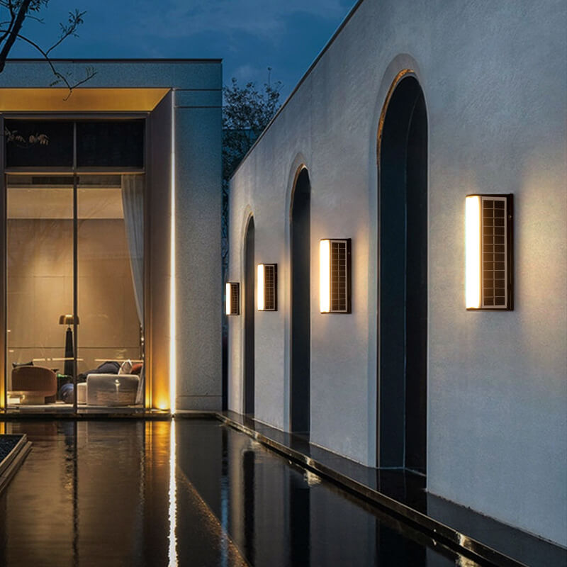 SolarLine | Schlanke Acryl-Wandleuchte für Außen 7,87" Decorique.de