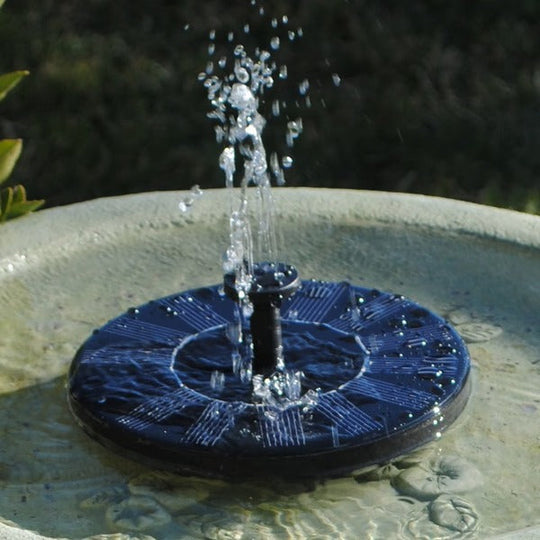 SolarMist | Geräuschloser Gartenbrunnen mit Sonnentechnologie Decorique.de