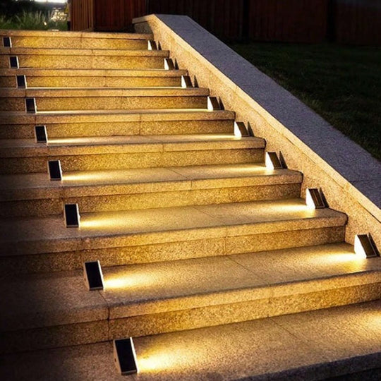 SolarStep | Umweltfreundliche Solar-Treppenlichter Decorique.de