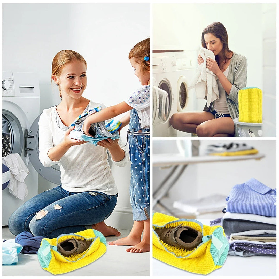 SoleCare | Praktischer & Tragbarer Schuhwaschbeutel Decorique.de