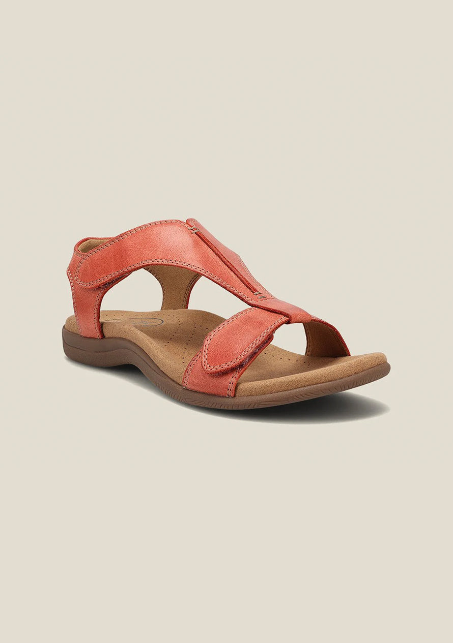 Solexa | Bequeme und Stützende Sandalen | Damenmode Rot Decorique.de