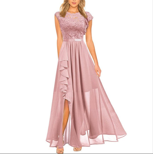 Sophia | Damen Festliche Eleganteskleid | Maxi Rosa Decorique.de