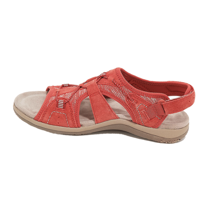 Sorto | Weiche Orthopädische Sandalen Für Frauen Rot Decorique.de