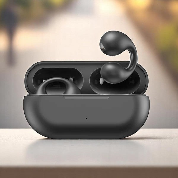 SoundVibe | Kabellose Knochenschall-Kopfhörer für Sport & Alltag Schwarz Decorique.de