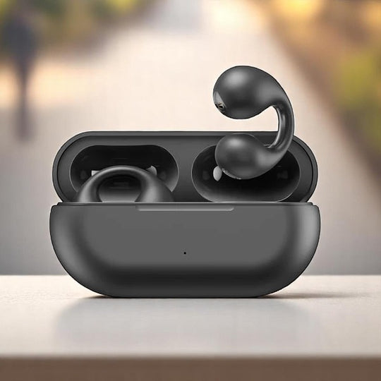 SoundVibe | Kabellose Knochenschall-Kopfhörer für Sport & Alltag Schwarz Decorique.de