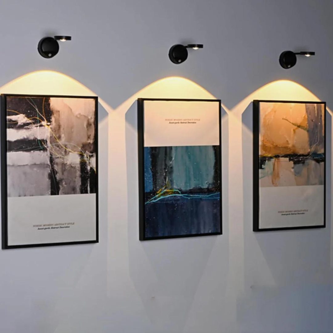 Spark360 | Drahtloses LED Spot mit Bewegungssensor Schwarz Decorique.de