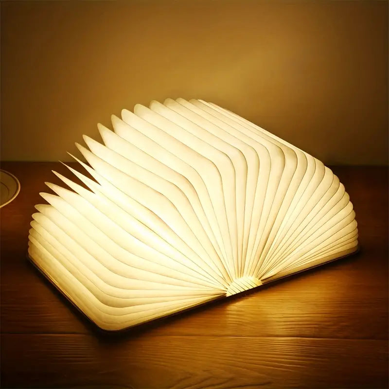 SparkGlow | Luxus & Kreative Faltbare Buch-Tischlampe Decorique.de