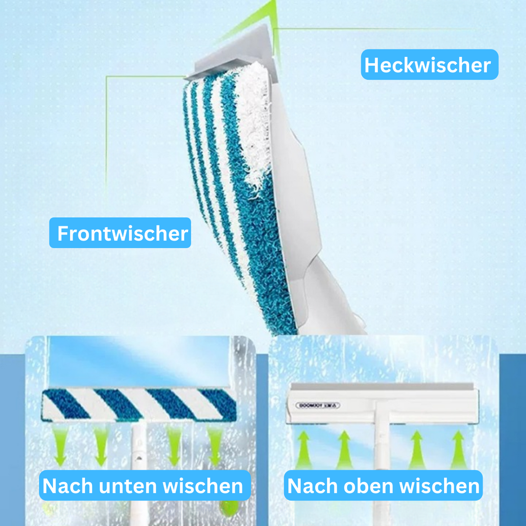 SparkleGuard | Funktioneller & Moderner 3 in 1 Fensterreiniger Decorique.de