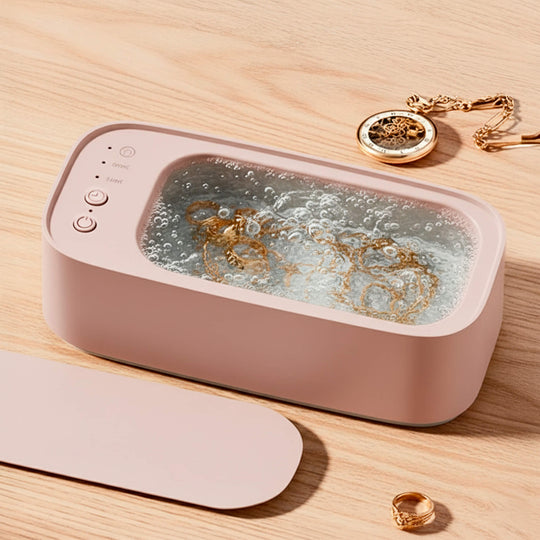 SparkMate | Ultraschall Schmuckreiniger – Glanz & Hygiene ohne Chemikalien Rosa Decorique.de