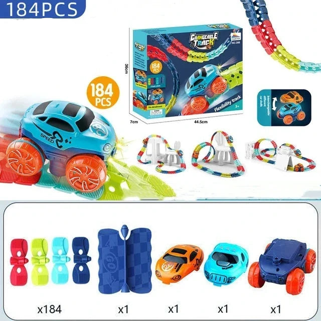 SpeedCraft | Kreatives Magnetisches Bau-Set für Autos 184 pcs set Decorique.de