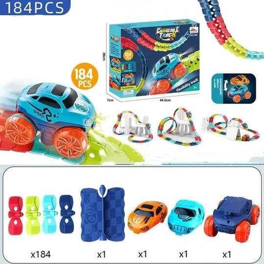 SpeedCraft | Kreatives Magnetisches Bau-Set für Autos 184 pcs set Decorique.de