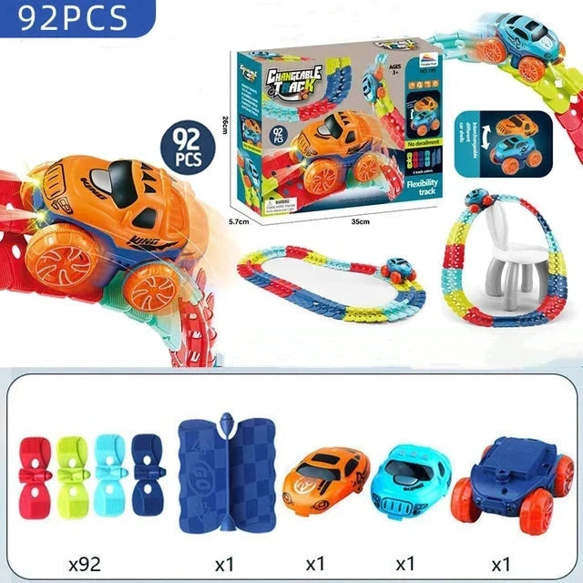 SpeedCraft | Kreatives Magnetisches Bau-Set für Autos 92 pcs set Decorique.de