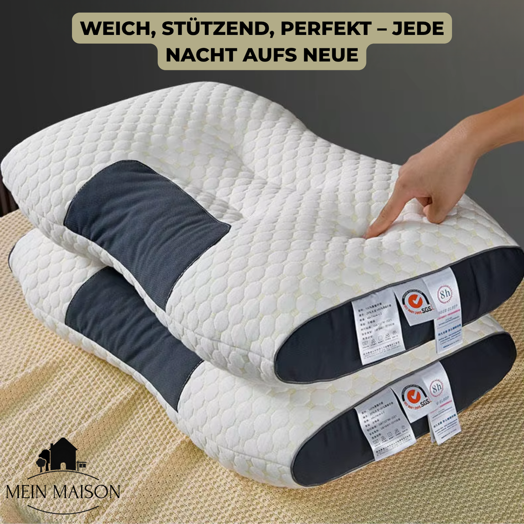 SpineEase | Memory Nackenkissen – Ergonomisch & Atmungsaktiv Decorique.de