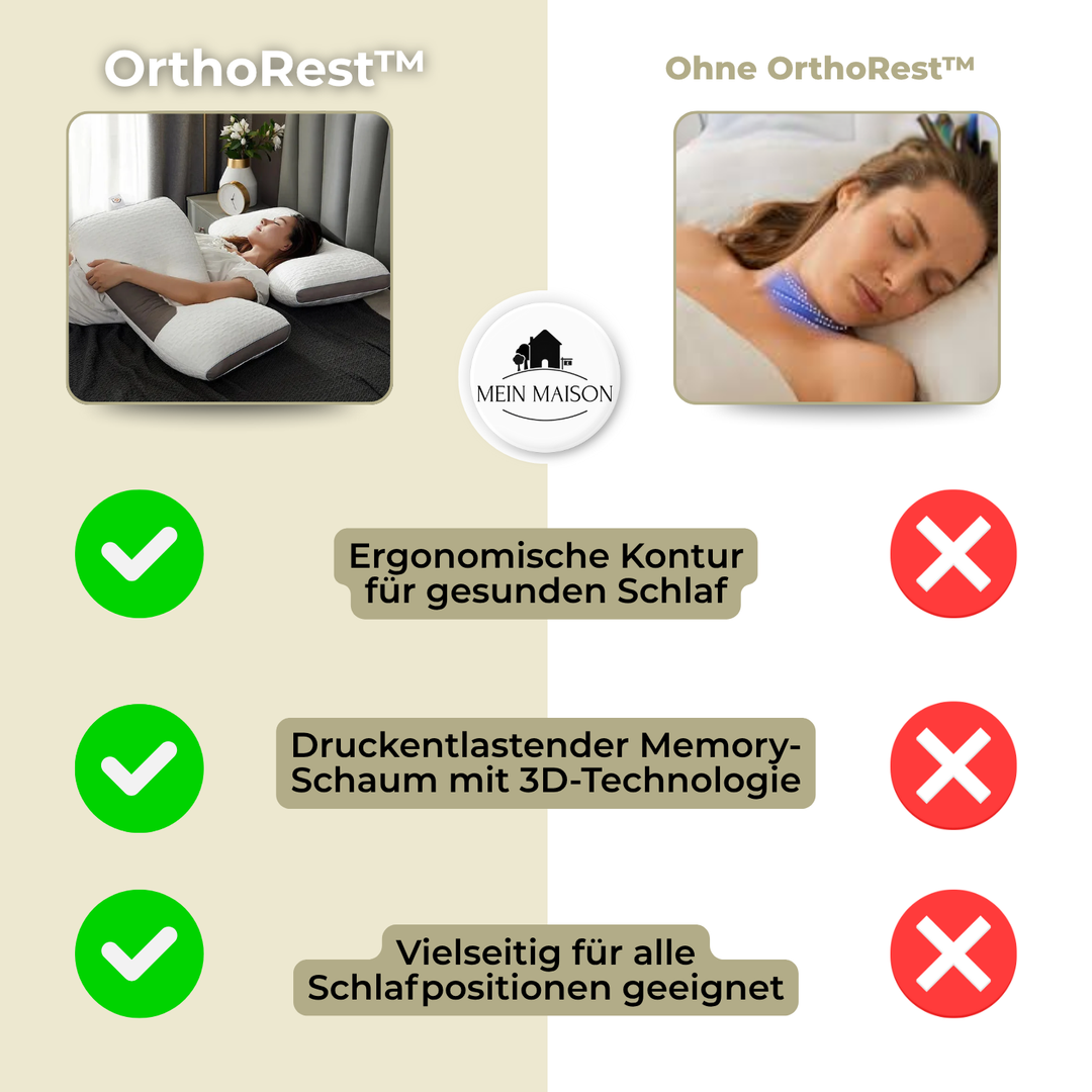 SpineEase | Memory Nackenkissen – Ergonomisch & Atmungsaktiv Decorique.de