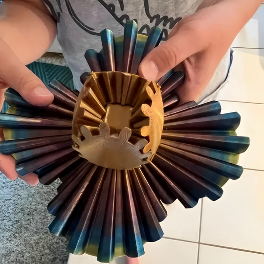 SpinForge | Das Steampunk Wirbelnde Wunder Fidget (Zahnradkugel) Decorique.de