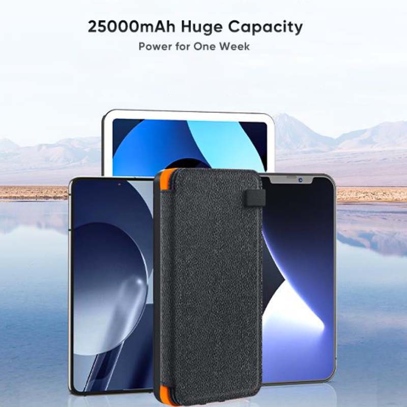 PowerRay | 25000mAh Outdoor Powerbank mit Solar