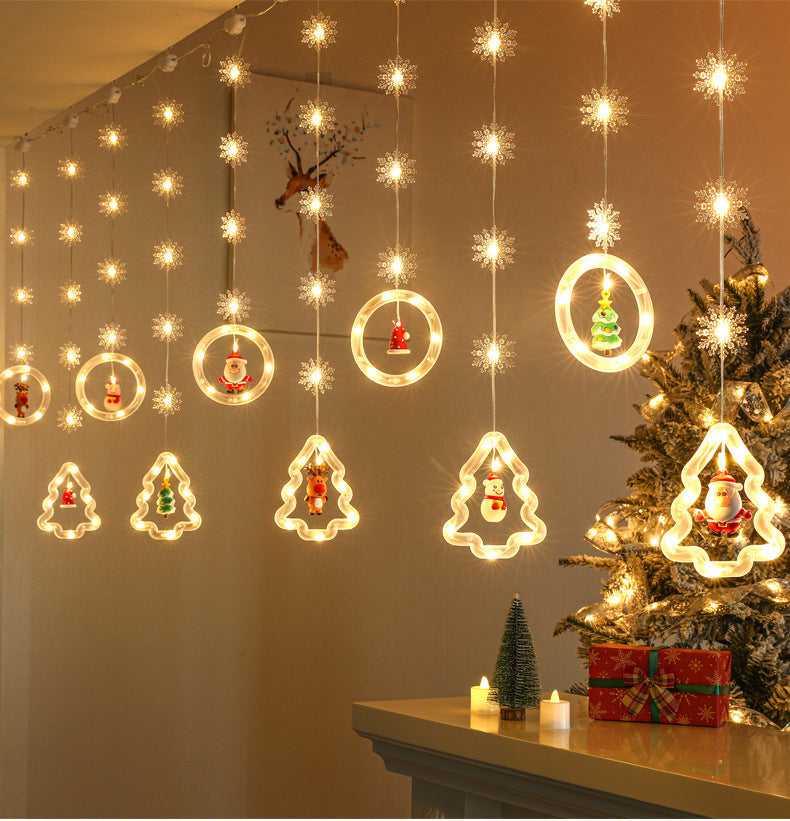 StarLights | Funkelnde LED-Weihnachtsdeko Weihnachtsbaum + Ringe Decorique.de