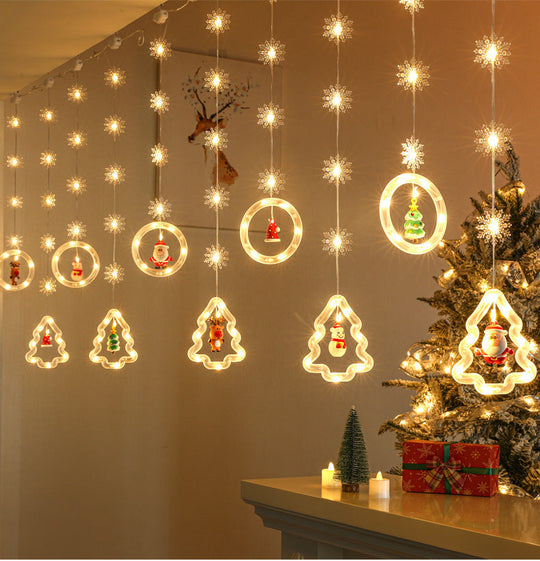 StarLights | Funkelnde LED-Weihnachtsdeko Weihnachtsbaum + Ringe Decorique.de