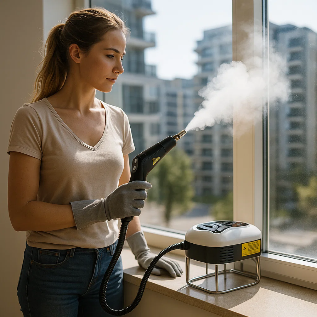 SteamForce | 2500W Hochdruck-Dampfreiniger mit Handschuhen Decorique.de