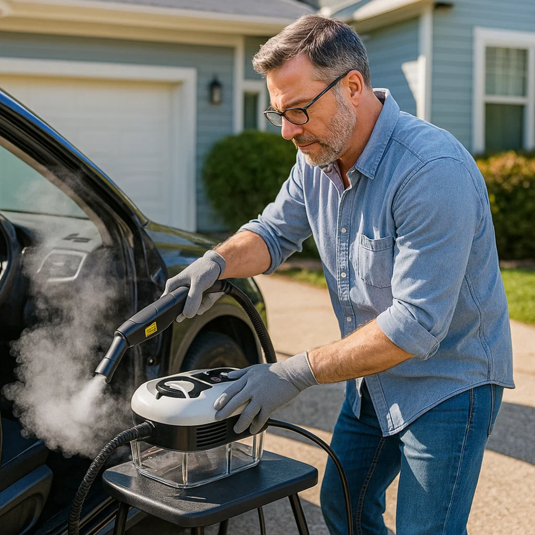 SteamForce | 2500W Hochdruck-Dampfreiniger mit Handschuhen Decorique.de