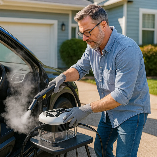 SteamForce | 2500W Hochdruck-Dampfreiniger mit Handschuhen Decorique.de