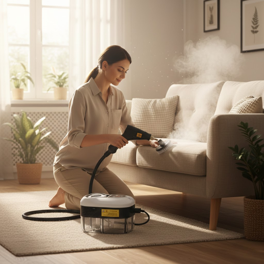SteamMax | 2500W Hochdruck-Dampfreiniger mit Handschuhen Decorique.de