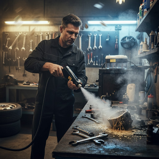 SteamMax | 2500W Hochdruck-Dampfreiniger mit Handschuhen Decorique.de