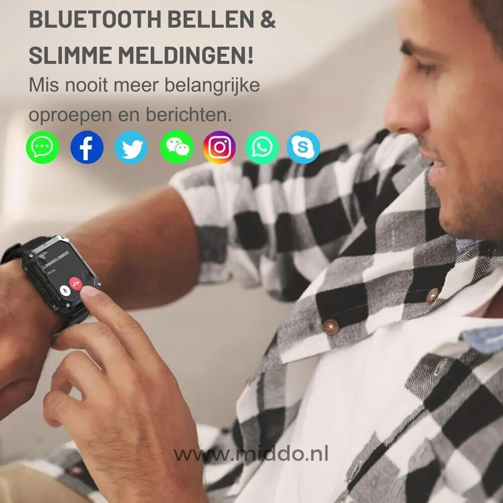 SteelLink | Kratzfeste Allround-Smartwatch mit Freisprechfunktion
