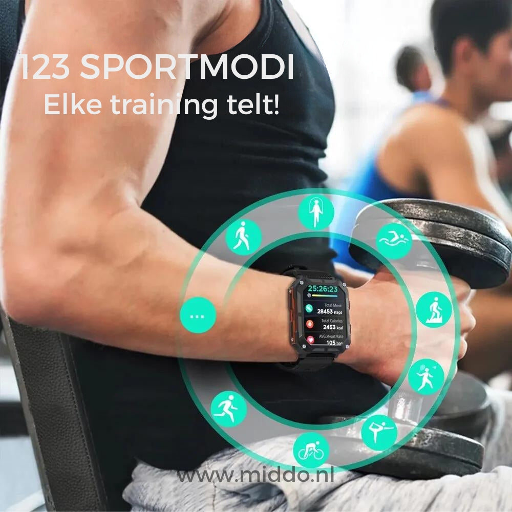 SteelLink | Kratzfeste Allround-Smartwatch mit Freisprechfunktion