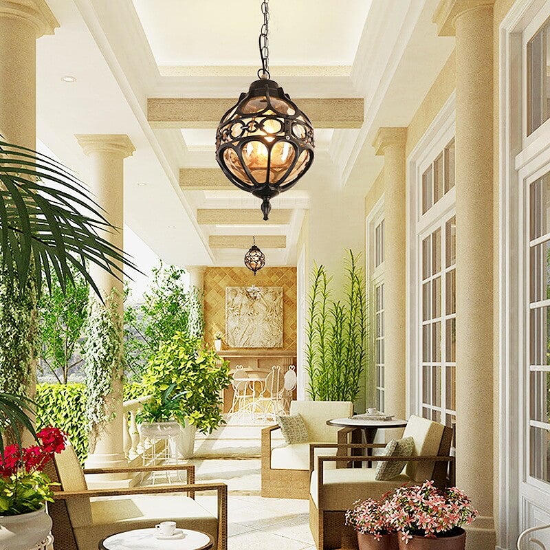 SteelShine | Robuste Globe-Hängelampe für draußen Decorique.de