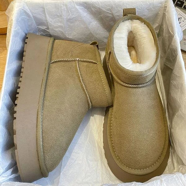 Stillia | Mini-Plateau-Stiefel Khaki Decorique.de