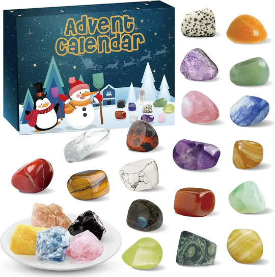 StoneMagic | Adventskalender – 24 natürliche Kristallschätze Decorique.de