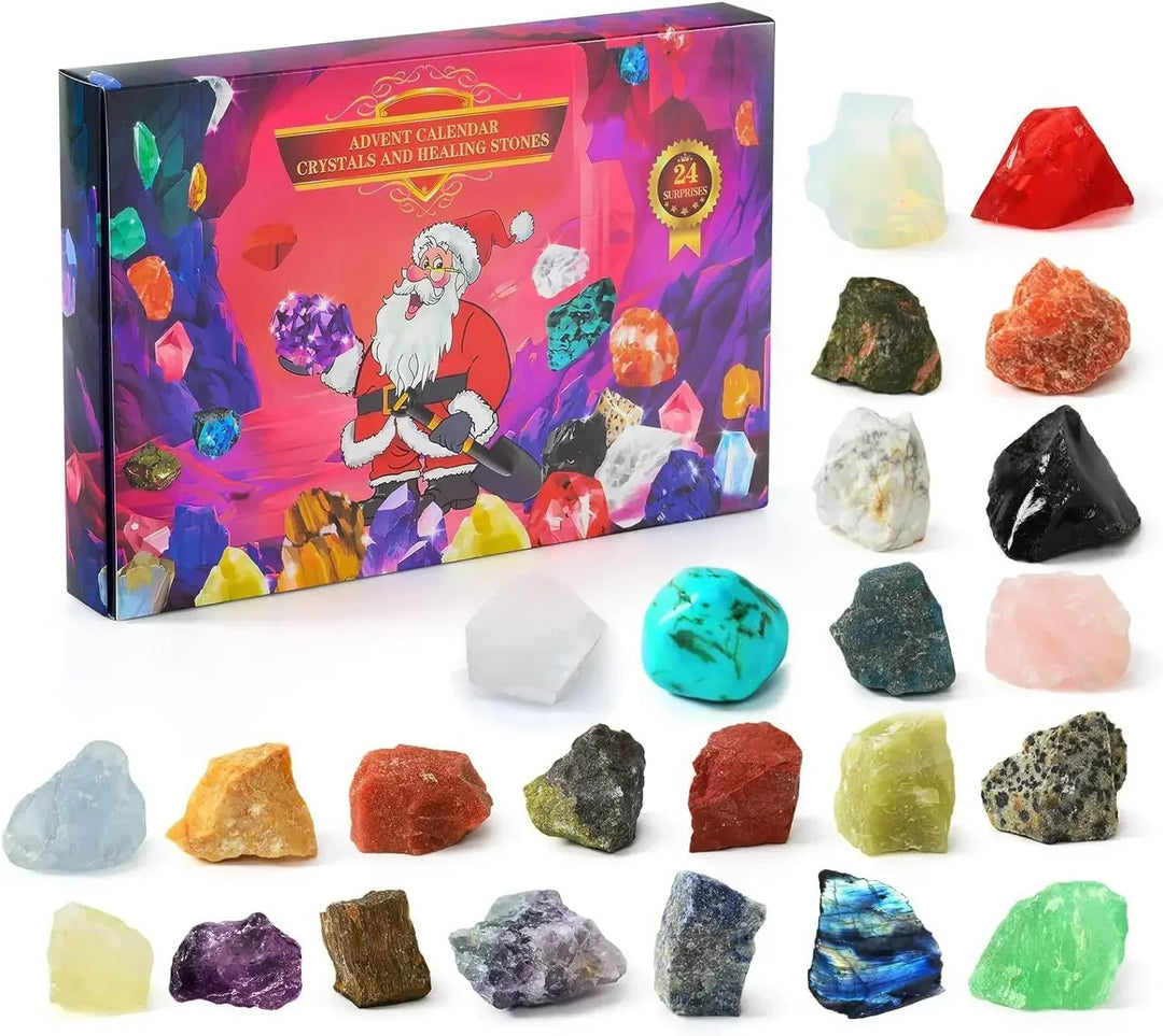 StoneMagic | Adventskalender – 24 natürliche Kristallschätze A Decorique.de