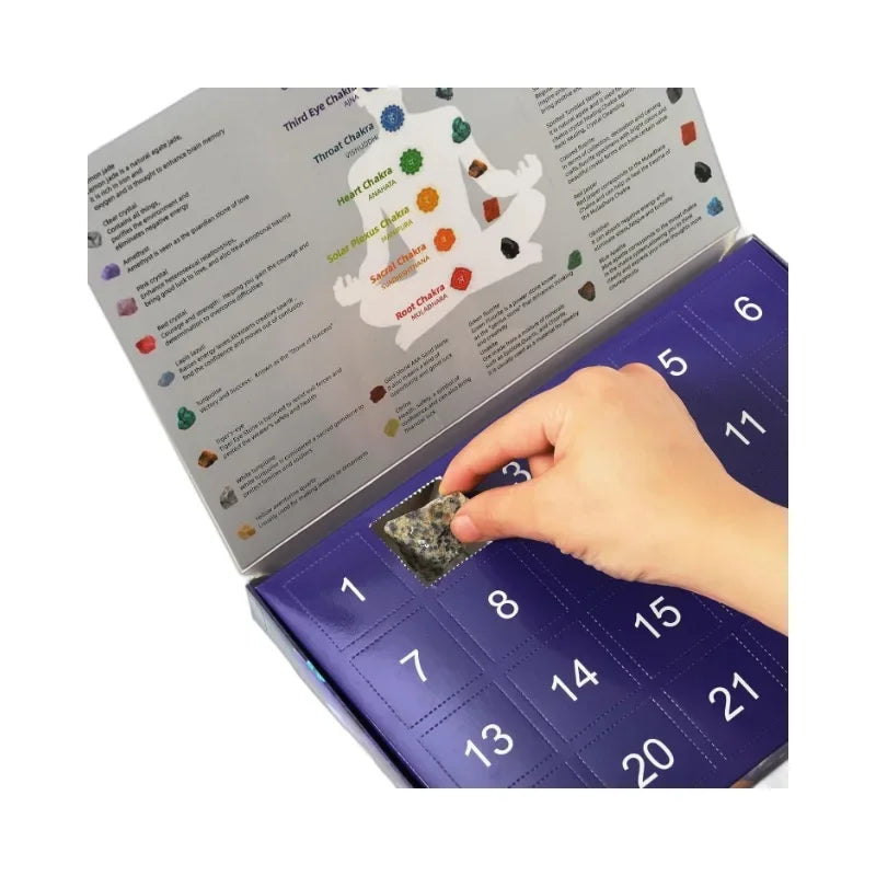 StoneMagic | Adventskalender – 24 natürliche Kristallschätze Decorique.de