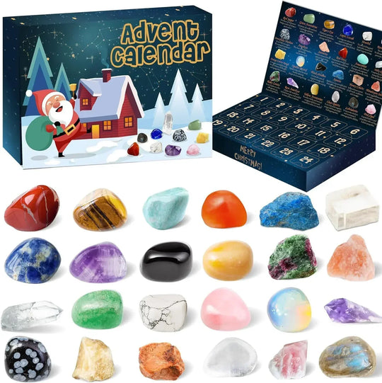 StoneMagic | Adventskalender – 24 natürliche Kristallschätze Decorique.de