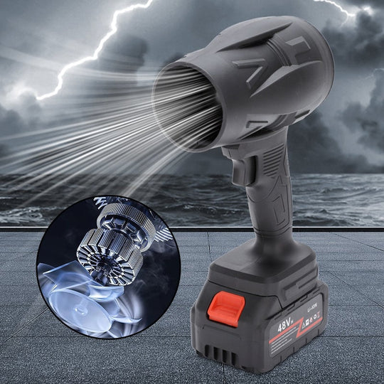 StormJet | Kabelloses 48V Turbo-Handgebläse für maximale Power Decorique.de