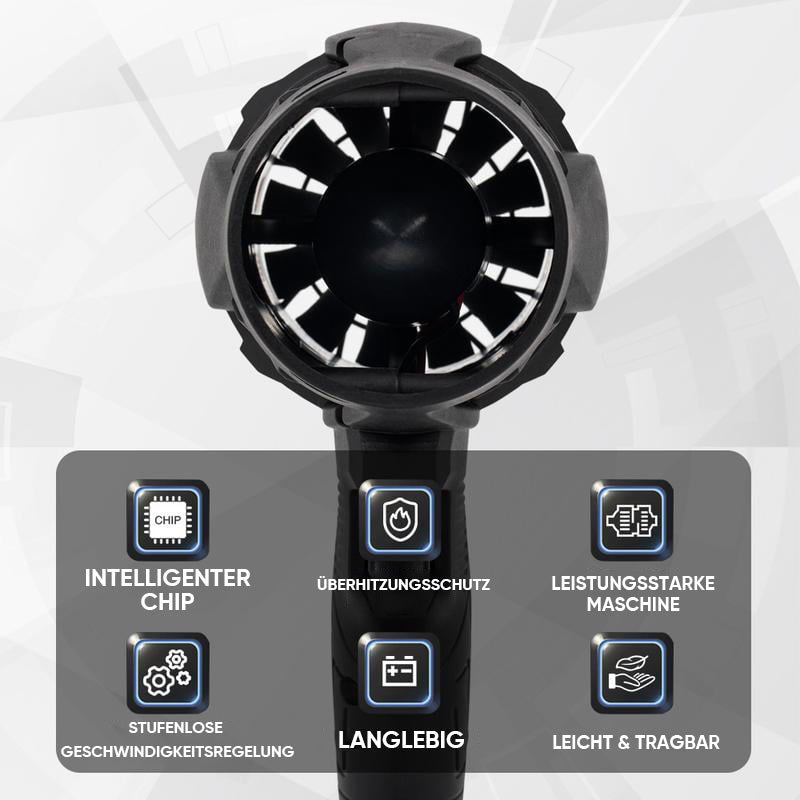 StormJet | Kabelloses 48V Turbo-Handgebläse für maximale Power Decorique.de