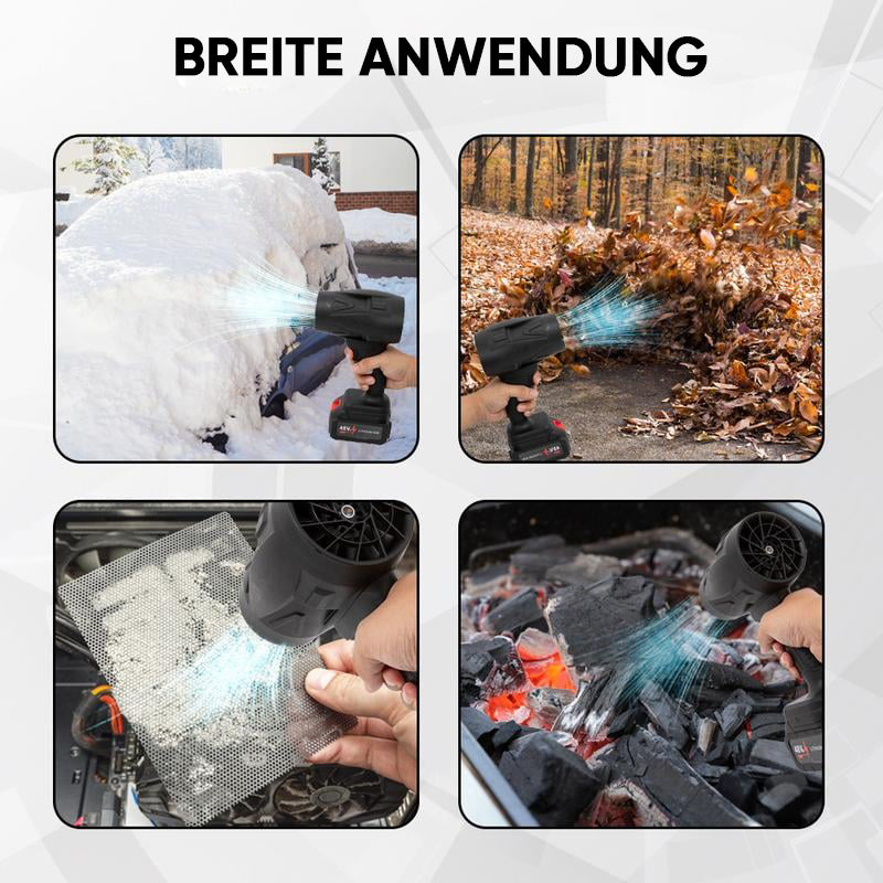 StormJet | Kabelloses 48V Turbo-Handgebläse für maximale Power Decorique.de