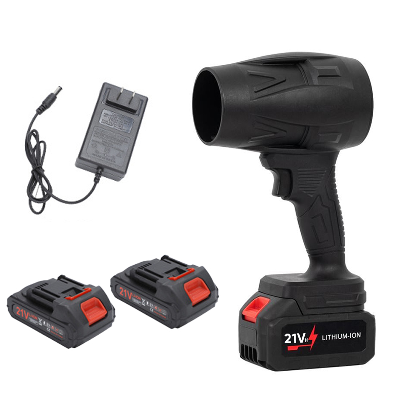 StormJet | Kabelloses 48V Turbo-Handgebläse für maximale Power Jet-Ventilator + 2 Akkus + 1 Ladegerät EU Decorique.de