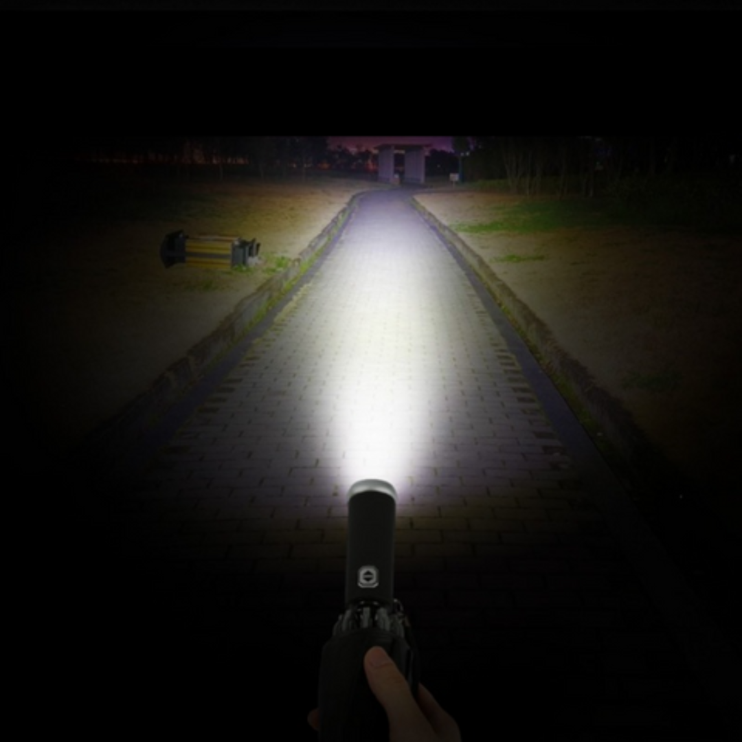 StormShield | Vollautomatischer Regenschirm mit LED-Beleuchtung Decorique.de