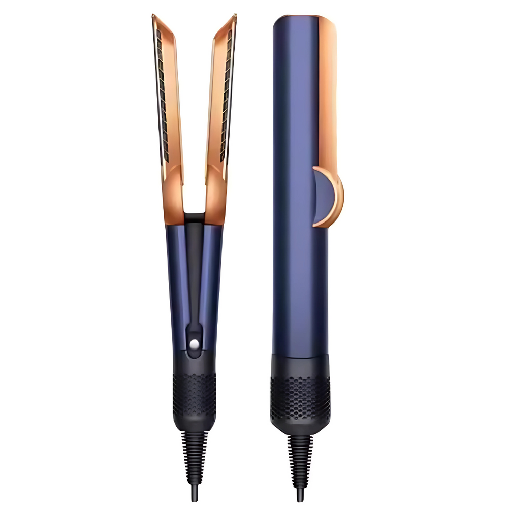 StraightStyler | 2-in-1 Föhn- und Glätteisen für müheloses Haarestyling Blau Decorique.de