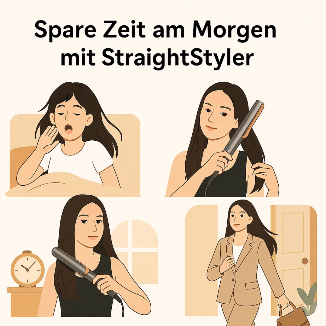 StraightStyler | 2-in-1 Föhn- und Glätteisen für müheloses Haarestyling Decorique.de