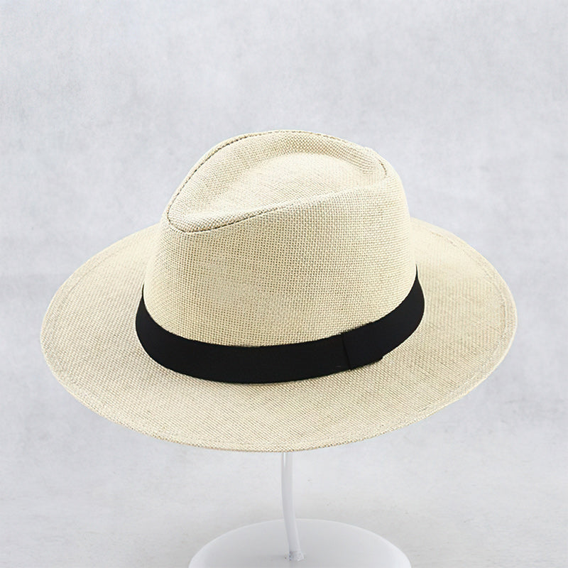StrawElegance | Fedora Hut – Leicht & Atemberaubend Edel Beige Decorique.de