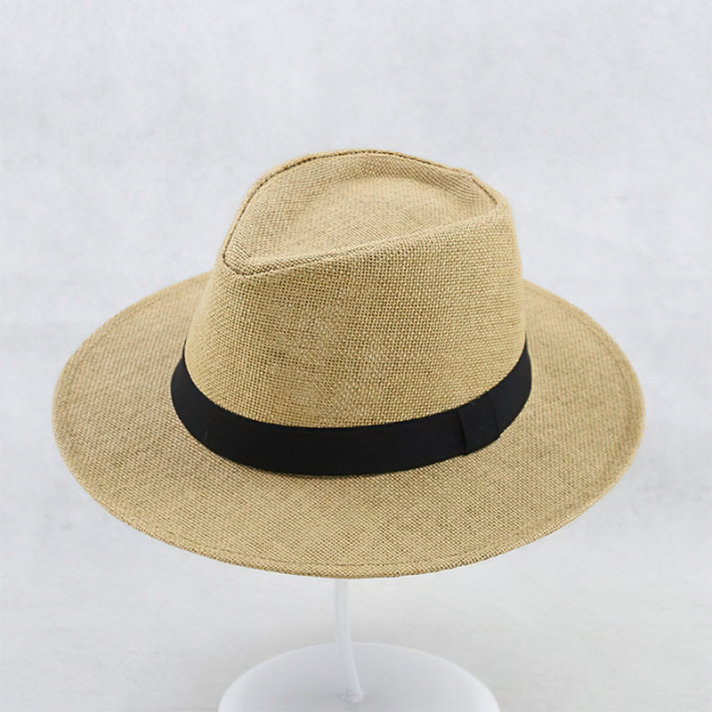 StrawElegance | Fedora Hut – Leicht & Atemberaubend Edel Khaki Decorique.de