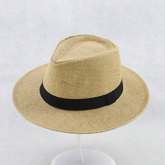 StrawElegance | Fedora Hut – Leicht & Atemberaubend Edel Khaki Decorique.de