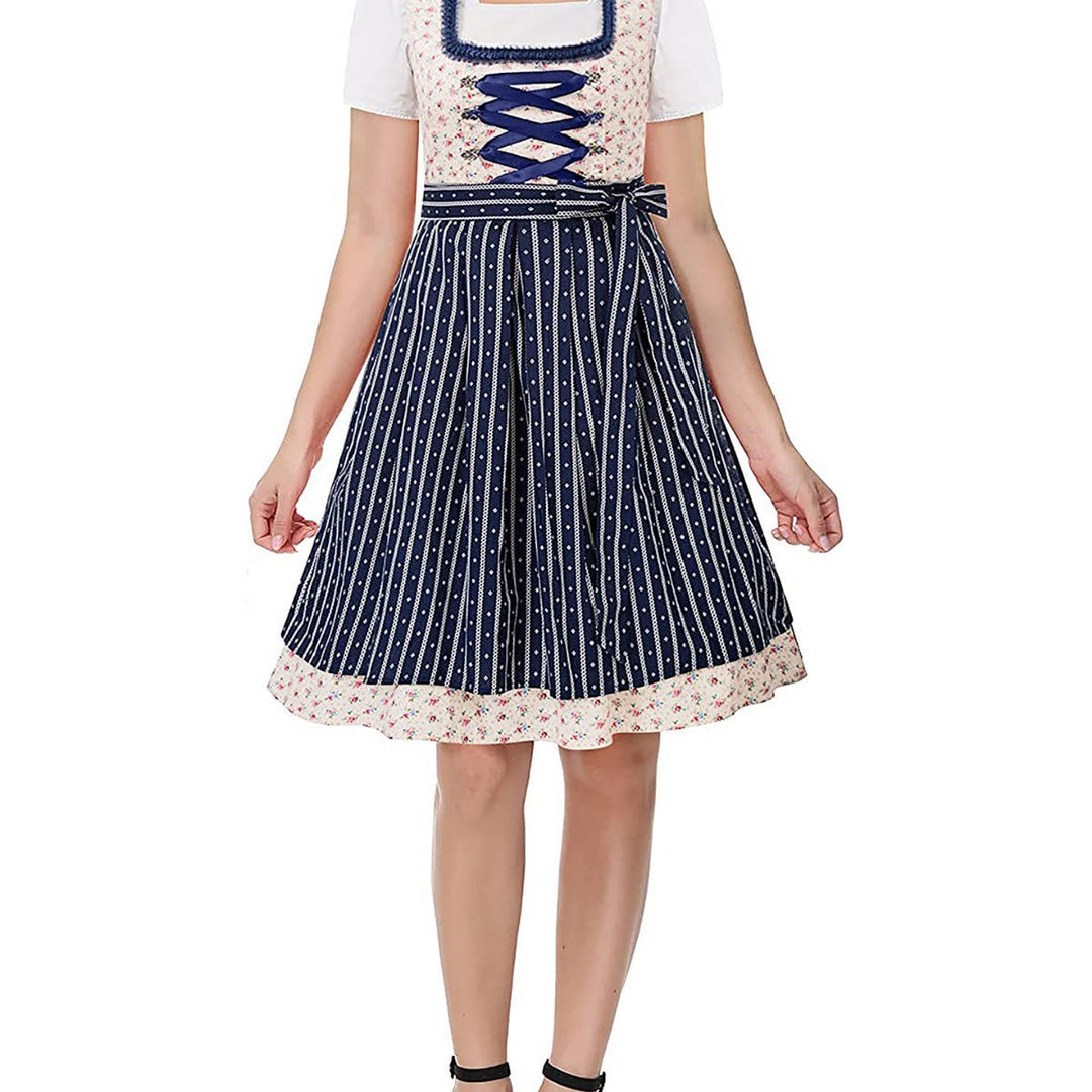 Streifenzauber | Damen-Midi-Dirndl – Tradition & Eleganz Decorique.de