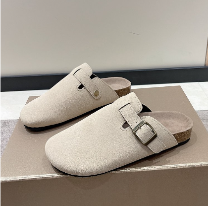 StrideWave | Orthopädische Hausschuhe Damen Clogs mit Fußgewölbeunterstützung und Verstellbarer Schnalle Knochen Decorique.de